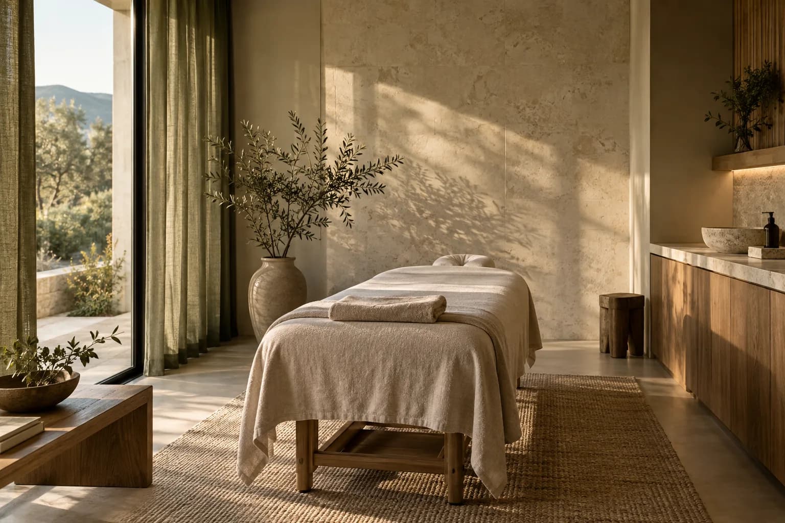 A calm bodywork studio