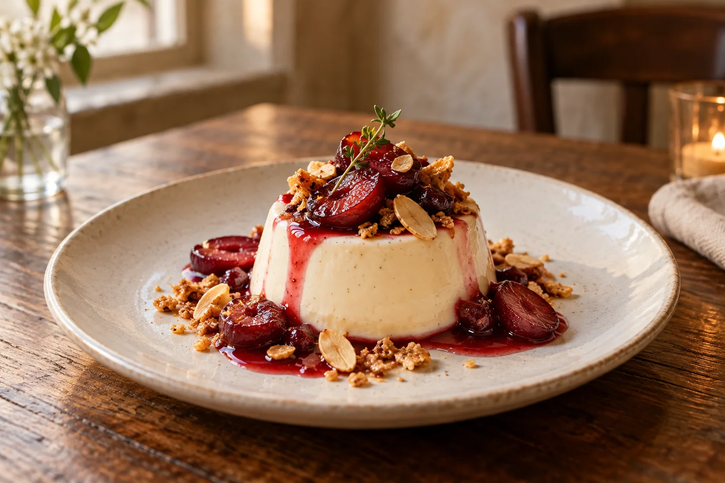 Vanilla panna cotta